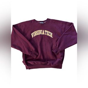 Vintage Virginia Tech Crewneck Sweatshirt Steve & Barry’s Men’s 2XL